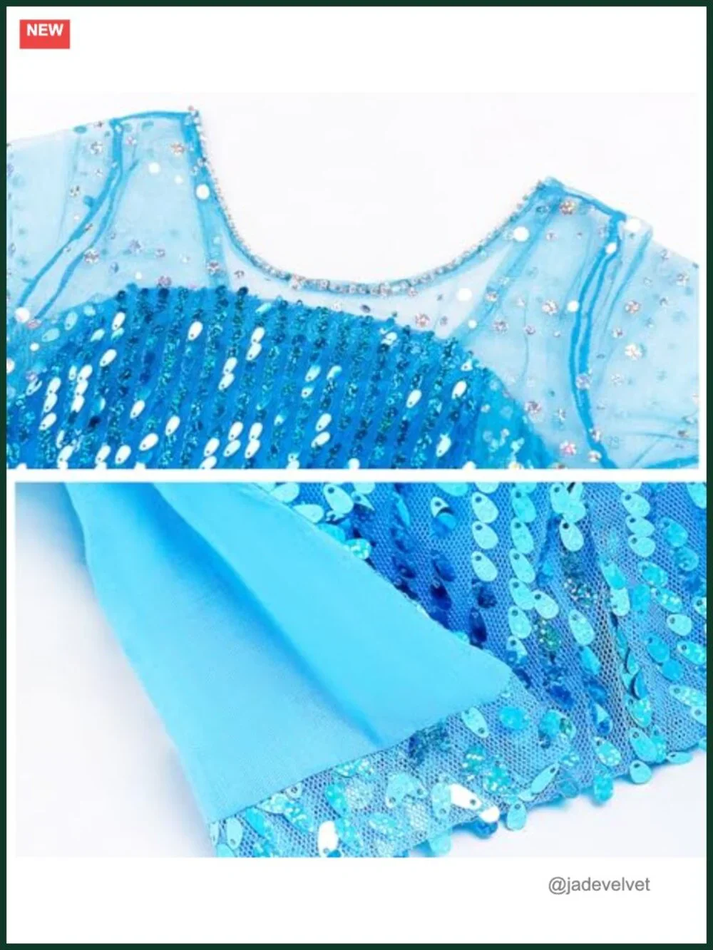 Girls Princess Elsa Sequin Dress Costume with Cape Wig Crown Gloves